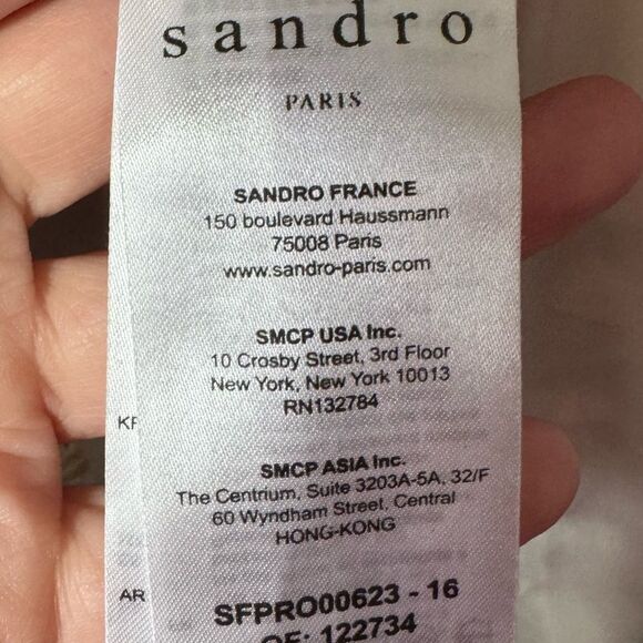 Sandro Western Cowboy Boot Print Silk Midi Dress - Picture 10 of 12